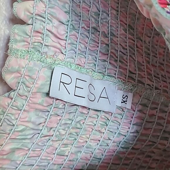 Resa Ashley Midi Dress Charleston bloomcore Floral Flower Print XS summer spring - Picture 4 of 7